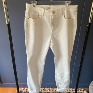 Pop Icon White Skinny High Rise Jeans